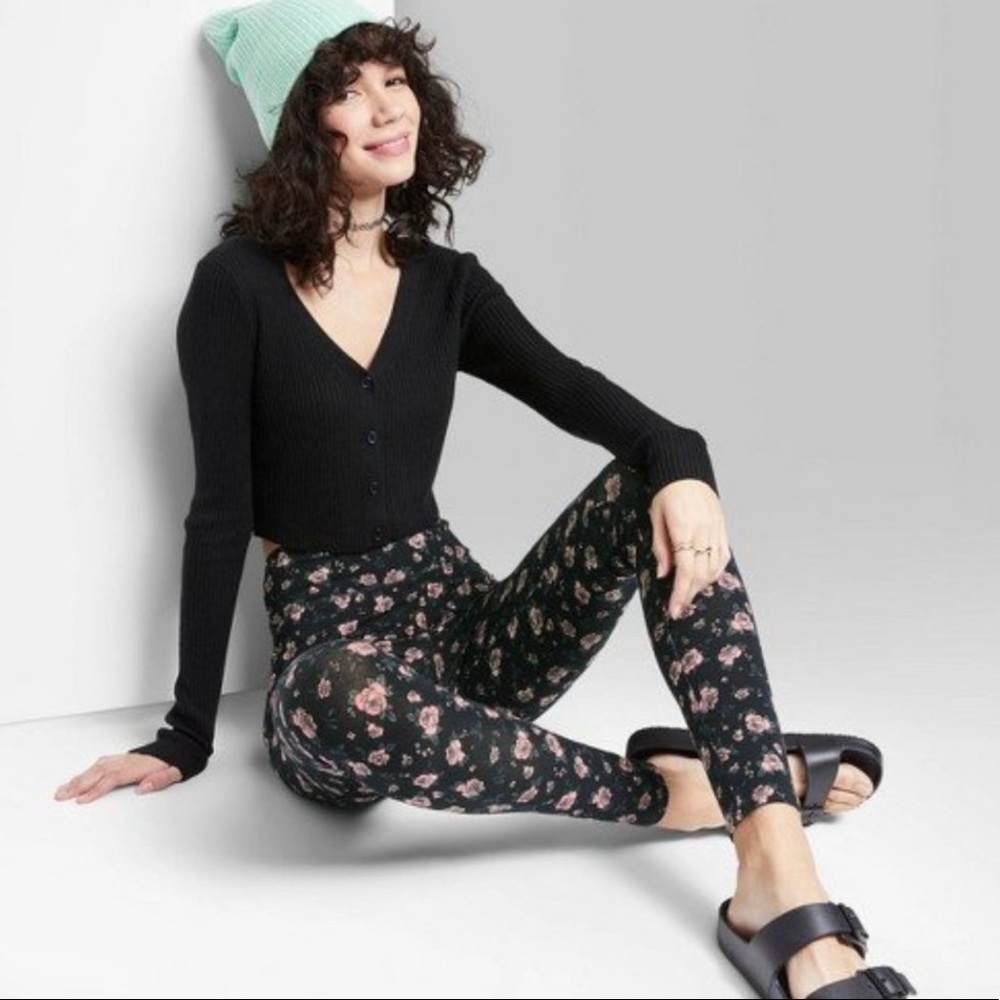 Wild Fable High Rise Floral Leggings NWT